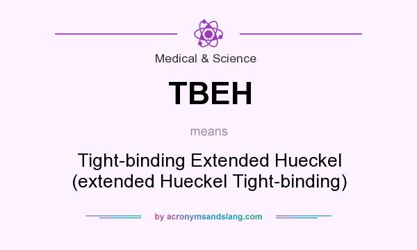 What does TBEH mean? It stands for Tight-binding Extended Hueckel (extended Hueckel Tight-binding)