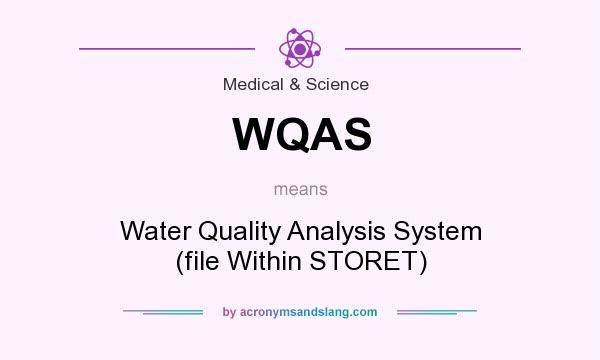 What does WQAS mean? It stands for Water Quality Analysis System (file Within STORET)