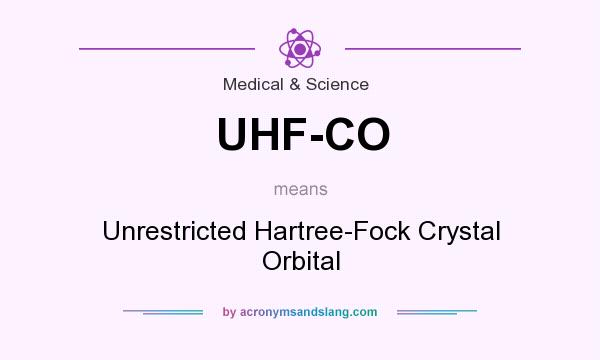 What does UHF-CO mean? It stands for Unrestricted Hartree-Fock Crystal Orbital