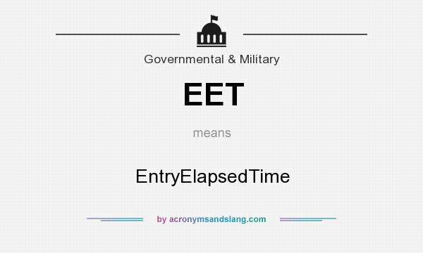What does EET mean? It stands for EntryElapsedTime