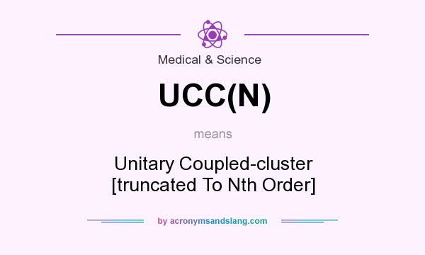 What does UCC(N) mean? It stands for Unitary Coupled-cluster [truncated To Nth Order]