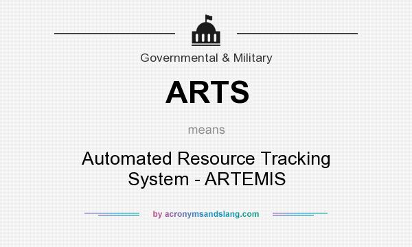What does ARTS mean? It stands for Automated Resource Tracking System - ARTEMIS