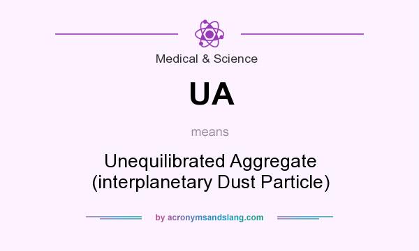 What does UA mean? It stands for Unequilibrated Aggregate (interplanetary Dust Particle)