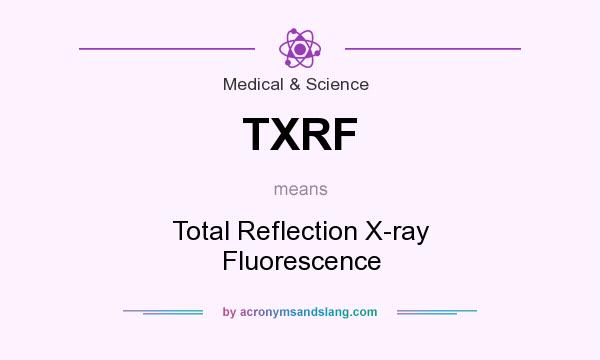 What does TXRF mean? It stands for Total Reflection X-ray Fluorescence