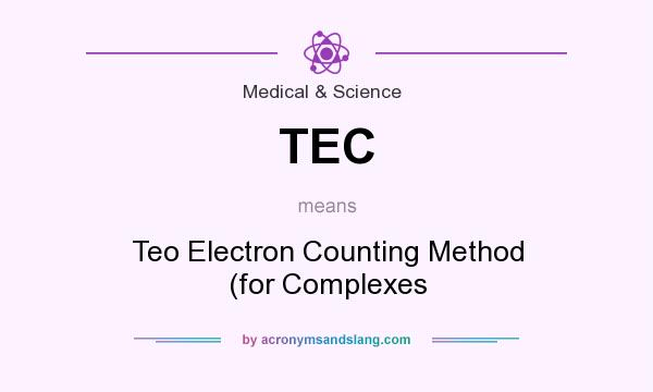 What does TEC mean? It stands for Teo Electron Counting Method (for Complexes