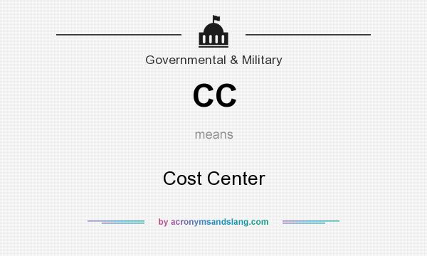 What does CC mean? It stands for Cost Center