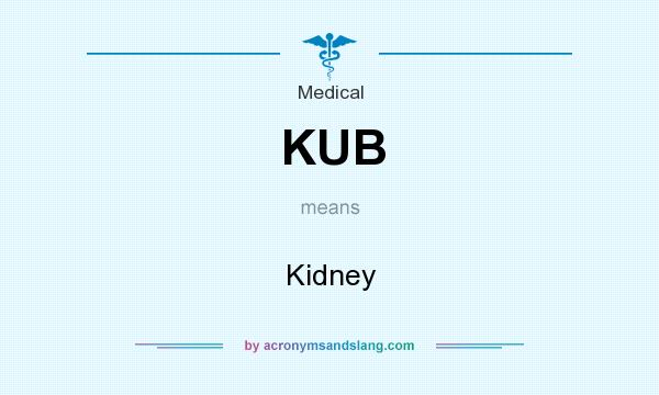 What does KUB mean? It stands for Kidney