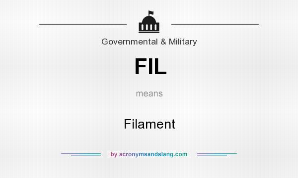 What does FIL mean? It stands for Filament