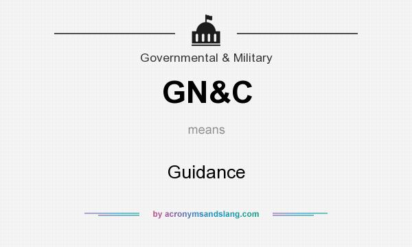 What does GN&C mean? It stands for Guidance
