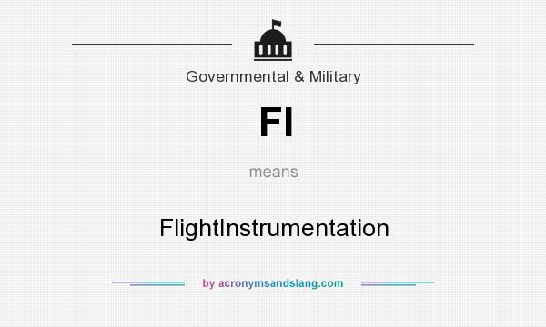 What does FI mean? It stands for FlightInstrumentation