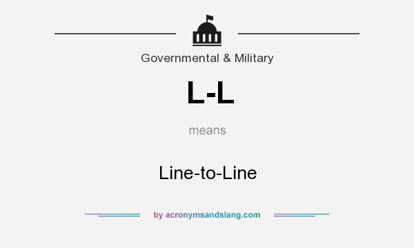 What does L-L mean? It stands for Line-to-Line