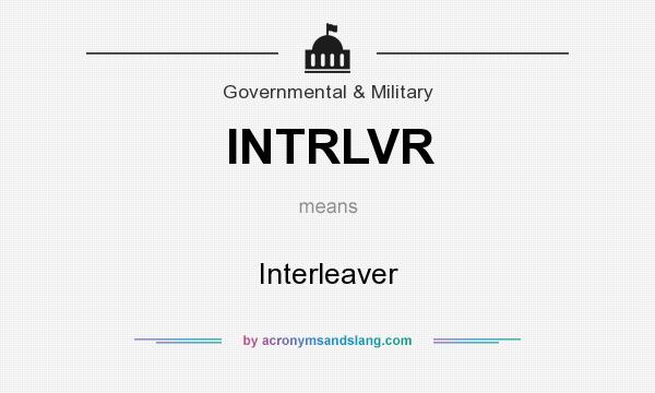 What does INTRLVR mean? It stands for Interleaver