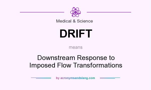 What does DRIFT mean? It stands for Downstream Response to Imposed Flow Transformations