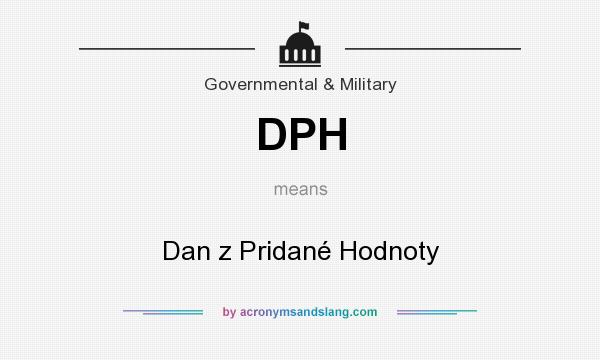 What does DPH mean? It stands for Dan z Pridané Hodnoty