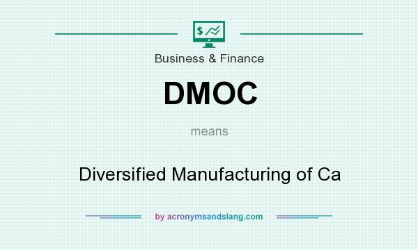 What does DMOC mean? It stands for Diversified Manufacturing of Ca