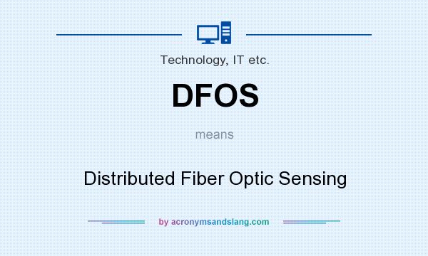 What does DFOS mean? It stands for Distributed Fiber Optic Sensing