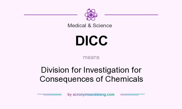 What does DICC mean? It stands for Division for Investigation for Consequences of Chemicals