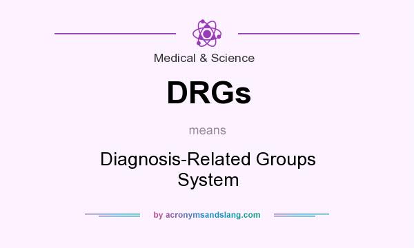 What does DRGs mean? It stands for Diagnosis-Related Groups System