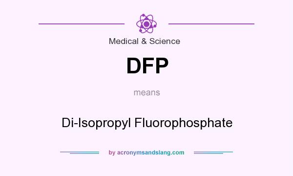 What does DFP mean? It stands for Di-Isopropyl Fluorophosphate
