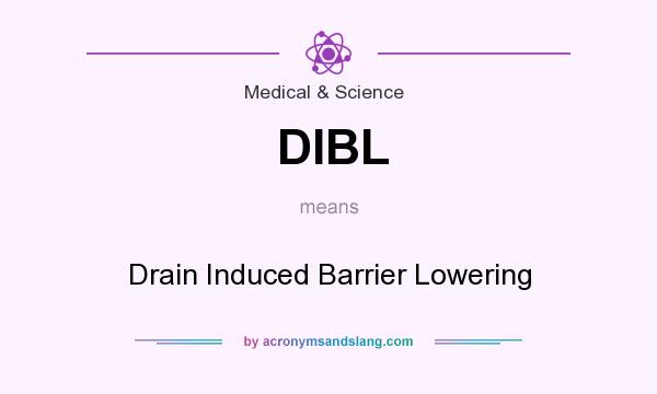 What does DIBL mean? It stands for Drain Induced Barrier Lowering