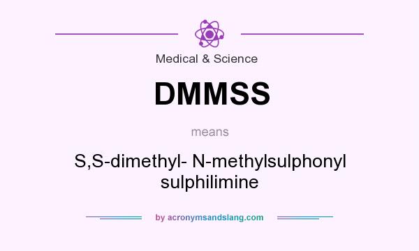 What does DMMSS mean? It stands for S,S-dimethyl- N-methylsulphonyl sulphilimine