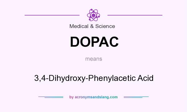 What does DOPAC mean? It stands for 3,4-Dihydroxy-Phenylacetic Acid