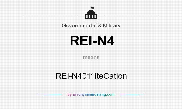 What does REI-N4 mean? It stands for REI-N4011iteCation