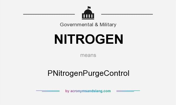 What does NITROGEN mean? It stands for PNitrogenPurgeControl