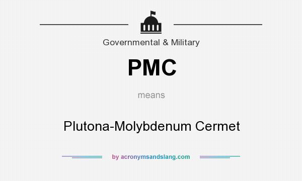 What does PMC mean? It stands for Plutona-Molybdenum Cermet