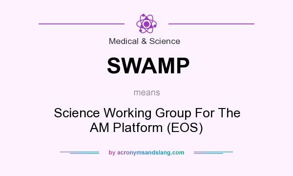 What does SWAMP mean? It stands for Science Working Group For The AM Platform (EOS)