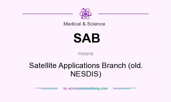 What does SAB mean? It stands for Satellite Applications Branch (old. NESDIS)