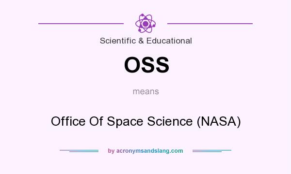 What does OSS mean? It stands for Office Of Space Science (NASA)