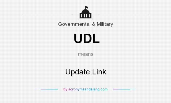 What does UDL mean? It stands for Update Link