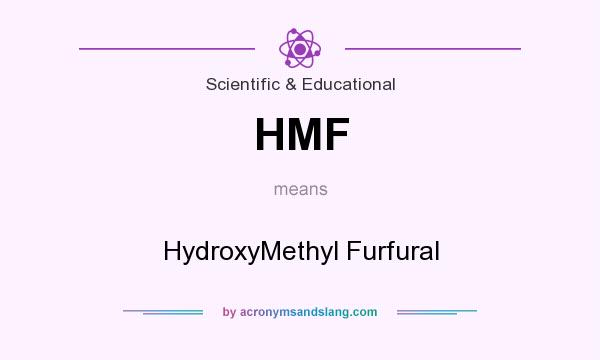 What does HMF mean? It stands for HydroxyMethyl Furfural