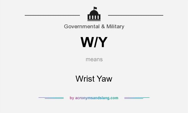  What Does W Y Mean Definition Of W Y W Y Stands For Wrist Yaw By 