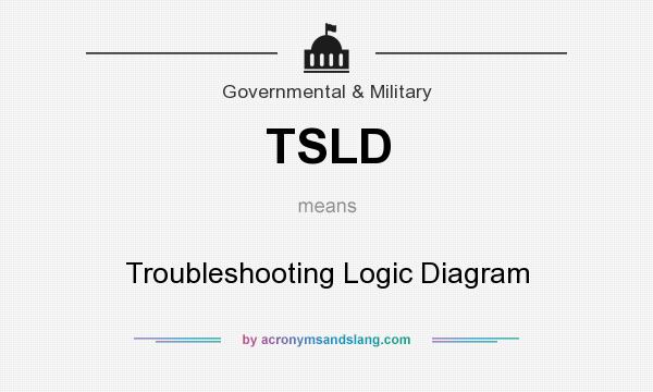 What does TSLD mean? It stands for Troubleshooting Logic Diagram