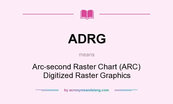What does ADRG mean? It stands for Arc-second Raster Chart (ARC) Digitized Raster Graphics