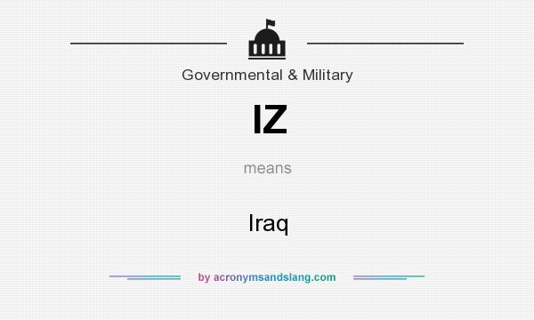 What does IZ mean? It stands for Iraq