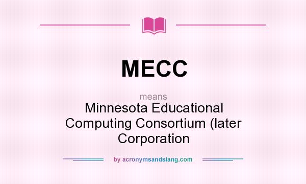 What does MECC mean? It stands for Minnesota Educational Computing Consortium (later Corporation