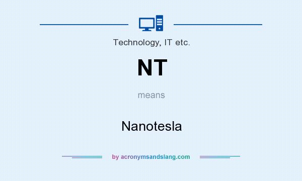 What does NT mean? It stands for Nanotesla