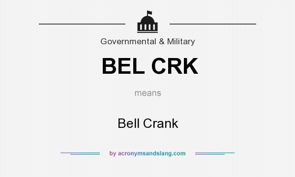 What does BEL CRK mean? It stands for Bell Crank