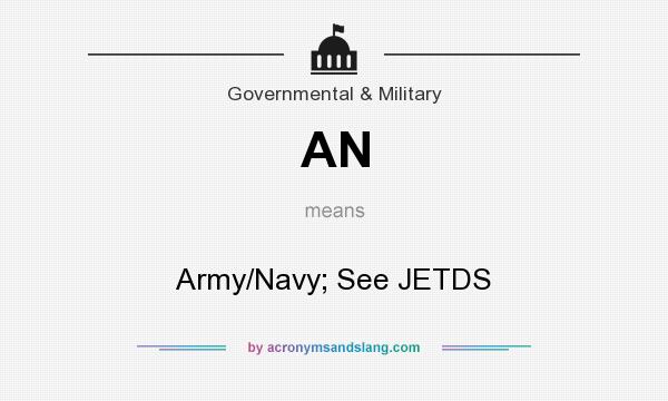 What does AN mean? It stands for Army/Navy; See JETDS
