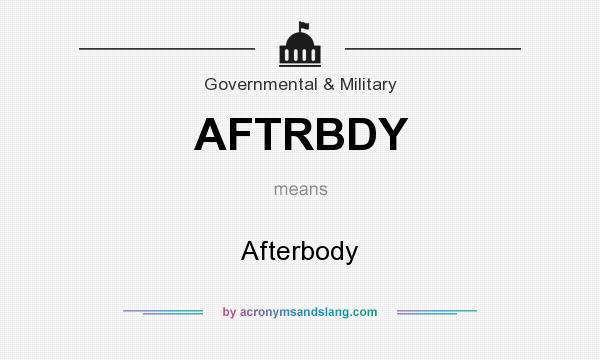 What does AFTRBDY mean? It stands for Afterbody