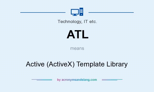 What does ATL mean? It stands for Active (ActiveX) Template Library