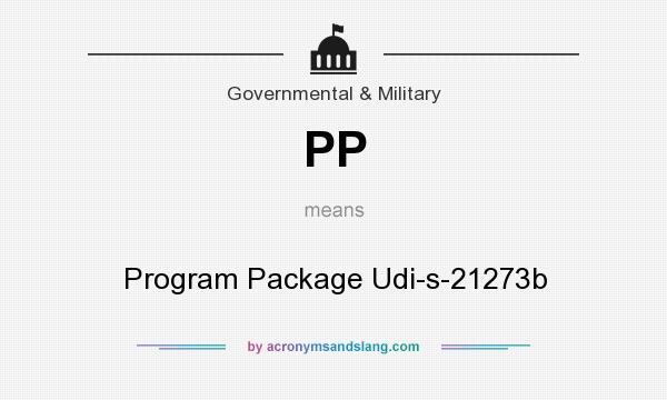 What does PP mean? It stands for Program Package Udi-s-21273b
