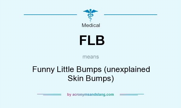 What does FLB mean? It stands for Funny Little Bumps (unexplained Skin Bumps)