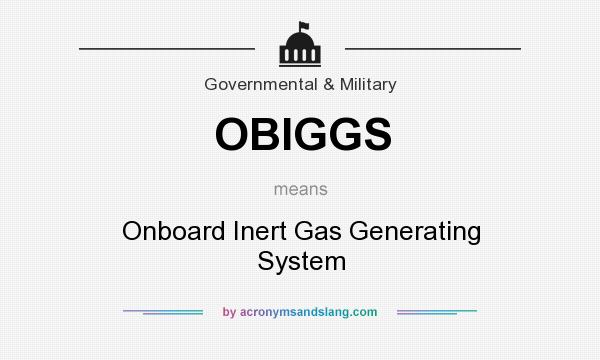 What does OBIGGS mean? It stands for Onboard Inert Gas Generating System