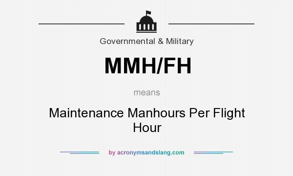 What does MMH/FH mean? It stands for Maintenance Manhours Per Flight Hour