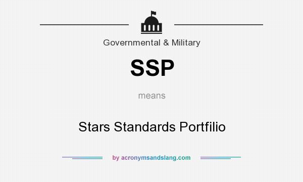 What does SSP mean? It stands for Stars Standards Portfilio