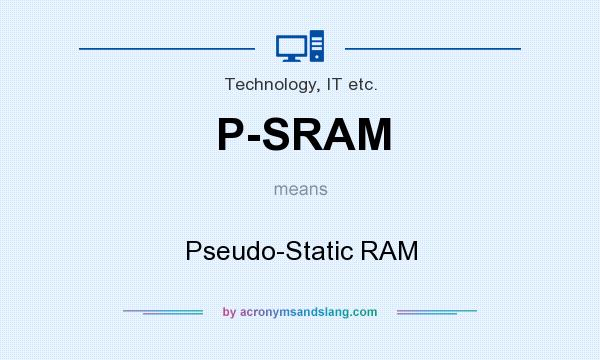 What does P-SRAM mean? It stands for Pseudo-Static RAM